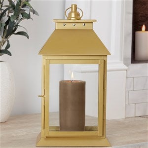 Gold Decorative Candle Lantern - 50643-G