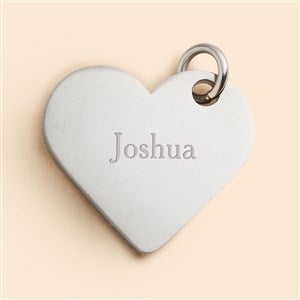 Family Forever Engraved Heart Keychain - Heart Charm - 50655-H