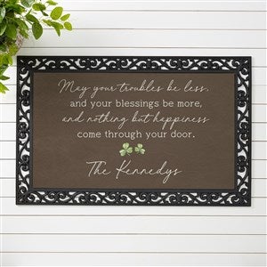 Irish Door Blessing Personalized Medium Doormat- 20x35 - 50672-M