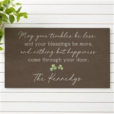 Irish Door Blessing Personalized Medium Doormat- 20x35 - 50672-M