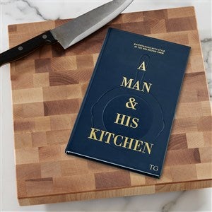 A Man  His Kitchen Personalized Book - 50701D