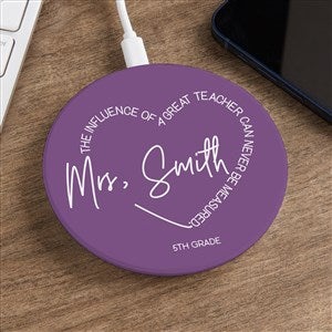 A Great Teacher Personalized Wireless Charging Pad - 50787