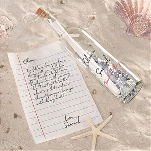 Love Letter Personalized Letter In A Bottle - 51224