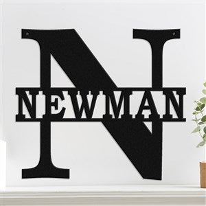 Personalized Modern Split Letter Steel Sign- 20quot; - 51426D-20