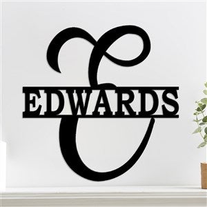 Personalized Elegant Split Letter Steel Sign- 16quot; - 51427D-16