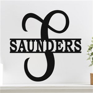 Personalized Elegant Split Letter Steel Sign- 20quot; - 51427D-20