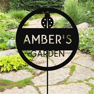 Custom Garden Stake Sign-Ladybug - 51497D-L