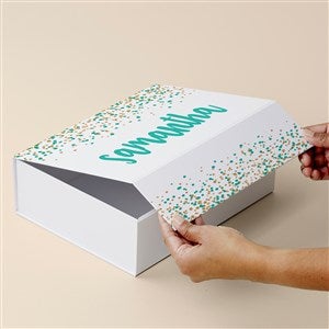 Sparkling Name Personalized Keepsake Memory Box-8x10 - 51503-S