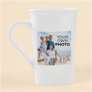 Your Own Photo Personalized Latte Mug 16 oz.- White - 51553-U