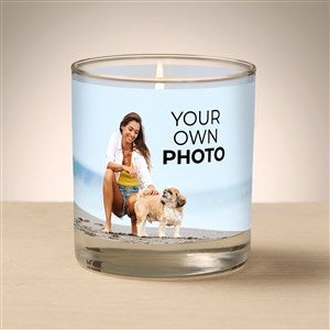 Your Own Photo Personalized 8oz Glass Candle - 51574