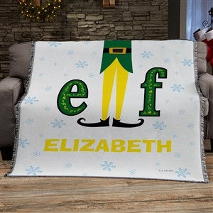 Elf® Personalized 56x60 Woven Throw - 51709-A