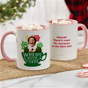 Elf® Personalized Coffee Mug 11 oz.- Pink - 51711-P