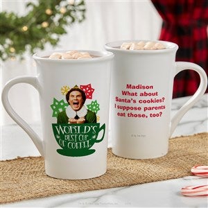 Elf®  Personalized Latte Mug - 16 oz. White - 51711-U