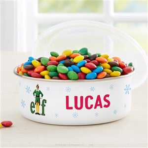 Elf® Personalized Enamel Bowl with Lid - 51718