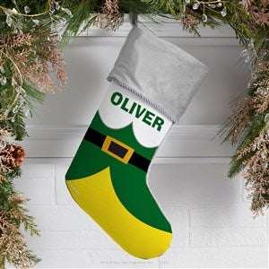 Elf® Personalized Grey Christmas Stockings - 51723-GR