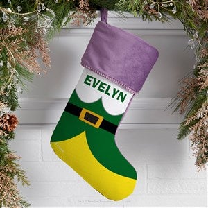 Elf® Personalized Purple Christmas Stockings - 51723-P