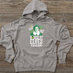 Buddy the Elf Personalized Christmas Hoodie - Hanes ComfortWash - 51726-CWHS