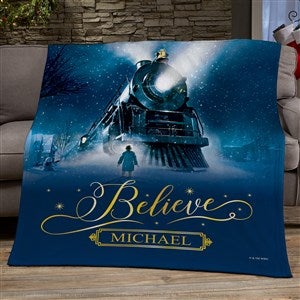 Polar Express® Personalized 50x60 Lightweight Fleece Blanket - 51733-LF