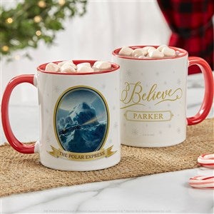 Polar Express Personalized Christmas Mug 11 oz.- Red - 51735-R