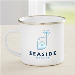 Real Estate Logo Enamel Mug 12 oz - 51759-S