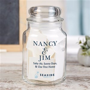 Real Estate Logo Glass Jar - 51760