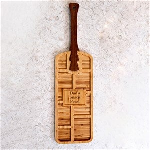 Personalized Small Tapas Tasting Board-Your Own Text - 51798D-T