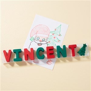 Christmas Name Personalized Crayons - 6-9 Letters - 51811D-L