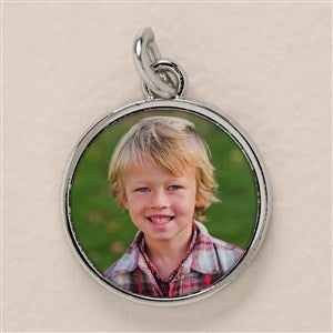 Write Your Own-Circle Personalized Photo Charm - 51874-PC