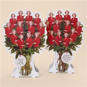 A Dozen Red Roses, Personalized Golden Girls Bouquet - 51900