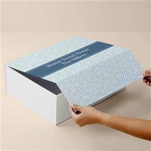 Custom Pattern Personalized Keepsake Memory Box-12x15 - 51909-L