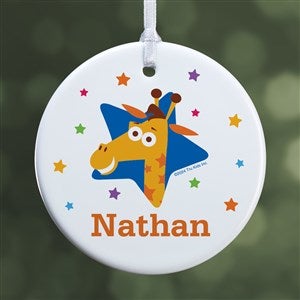 Toys R Us® Geoffrey Personalized Christmas Ornament- 2.85quot; Glossy - 1 Sided - 51940-1S