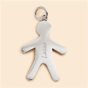 Family Forever Engraved Keychain - Boy Charm - 51952-B