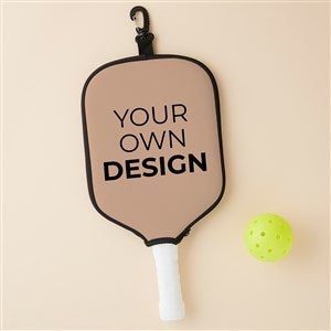 Design Your Own Personalized Pickleball Paddle Cover- Tan - 51978-T