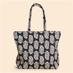 Vera Bradley Embroidered Iconic Paisley Original Tote-Moonless Night - 52052