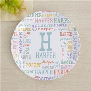 Easter Repeating Name Personalized Kids Plate - 52289-P