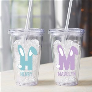 Bunny Monogram Personalized 17 oz. Acrylic Insulated Tumbler - 52295