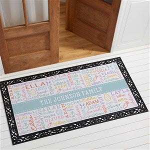 Easter Repeating Name Personalized Doormat- 24x48 - 52296-O