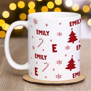 Festive Icons Personalized Coffee Mug 11 oz.- White - 52321-S