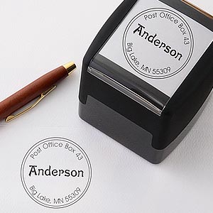 In The Round Self-Inking Address Stamp - 5235