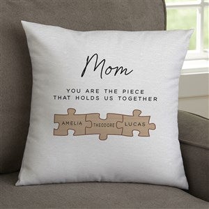 Her Puzzle Pieces Personalized 14 Throw Pillow - 52605-S