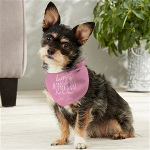 Happy Mothers Day Personalized Dog Bandana- Small - 52615-S