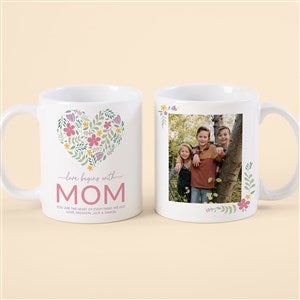 Love Begins With Mom Personalized Photo Coffee Mug 11 oz.- White - 52629-S