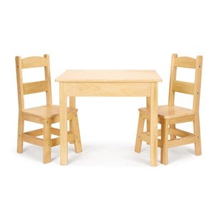 Melissa  Doug® Wooden Table and Chairs - 52671D