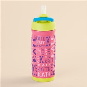 Name  Initial Personalized 14 oz. Reduce® Hydrate Pro Water Bottle - Taffy Pink - 52690-TP