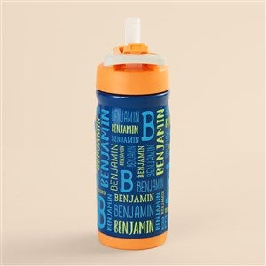 Name  Initial Personalized 14 oz. Reduce® Hydrate Pro Water Bottle - Blue - 52690-VB