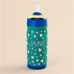 Hearts Personalized 14 oz. Reduce® Hydrate Pro Water Bottle- Camp Green - 52692-CG