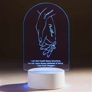 Hand in Hand Personalized LED Sign - 52853