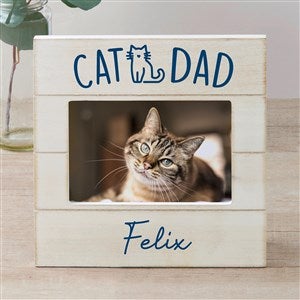 Cat Parent Personalized Shiplap Frame - 4x6 Horizontal - 52854-4x6H