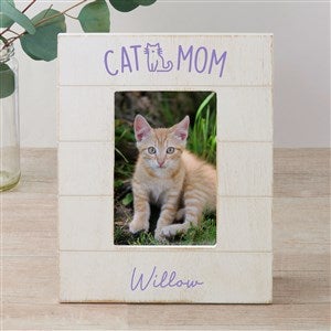 Cat Parent Personalized Shiplap Frame- 4x6 Vertical - 52854-4x6V