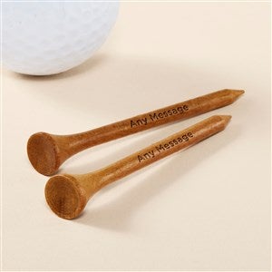 Engraved Wood Golf Tees - 52921